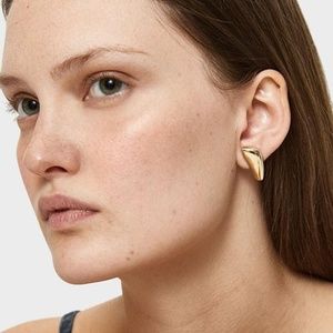 Faris Bronze Left Cap Earring